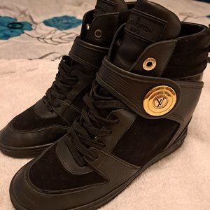 Black Leather Louis Vuitton  Sneakers